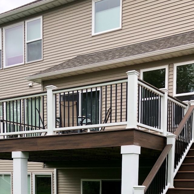 Two-Story Composite Deck